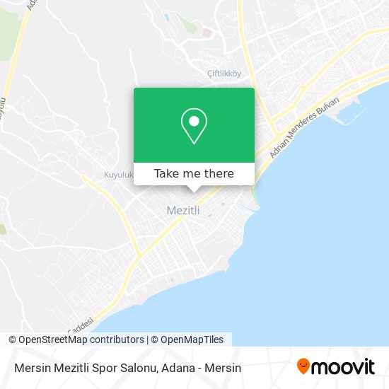 Mersin Mezitli Spor Salonu map
