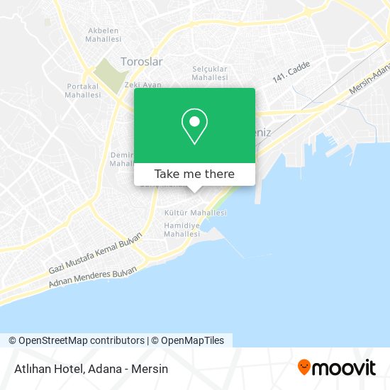 Atlıhan Hotel map