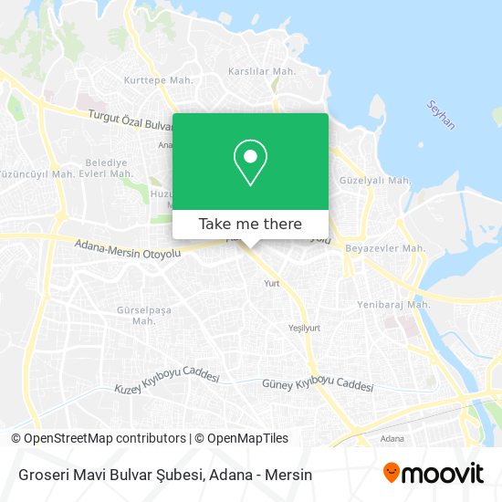 Groseri Mavi Bulvar Şubesi map