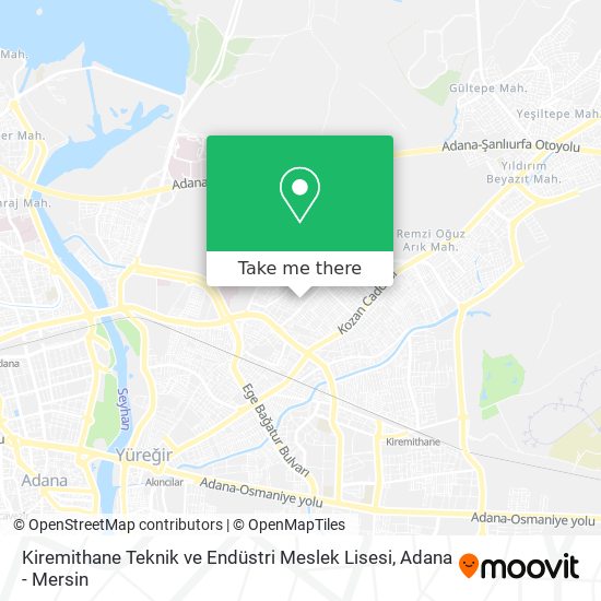 Kiremithane Teknik ve Endüstri Meslek Lisesi map