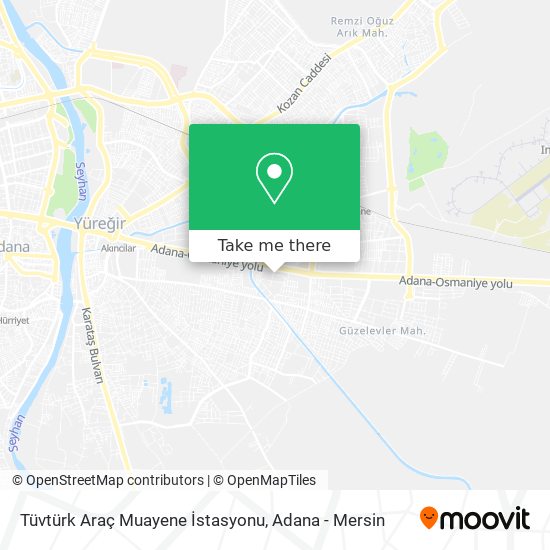 Tüvtürk Araç Muayene İstasyonu map