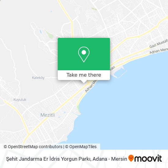 Şehit Jandarma Er İdris Yorgun Parkı map