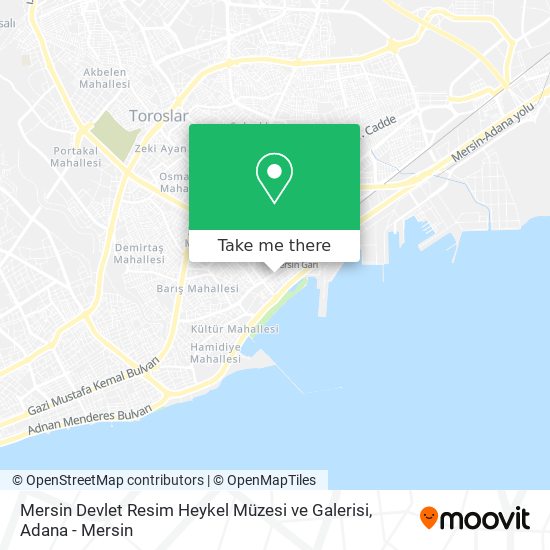 Mersin Devlet Resim Heykel Müzesi ve Galerisi map