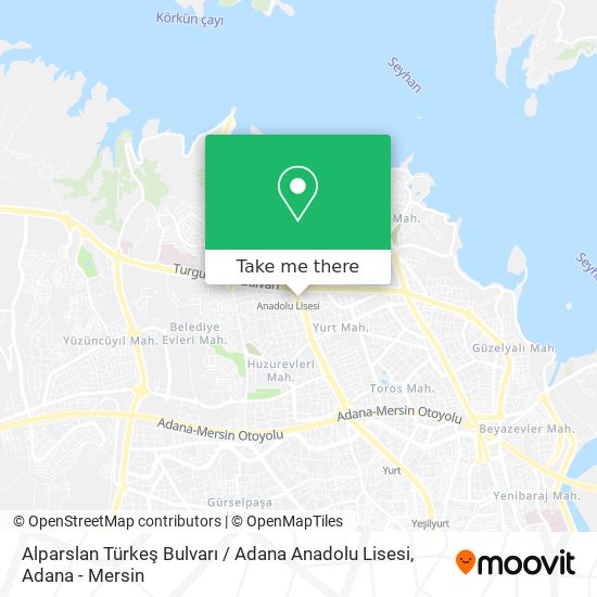Alparslan Türkeş Bulvarı / Adana Anadolu Lisesi map