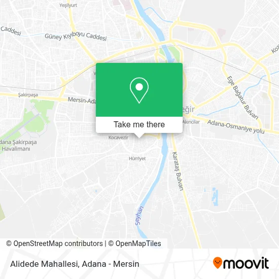 Alidede Mahallesi map