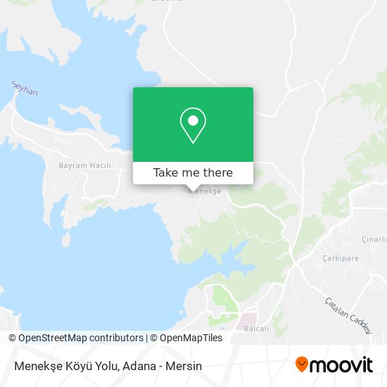 Menekşe Köyü Yolu map