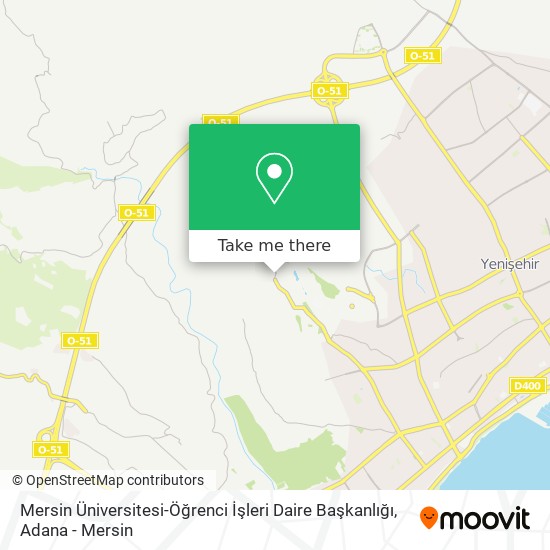 how to get to mersin universitesi ogrenci isleri daire baskanligi in merkez by bus