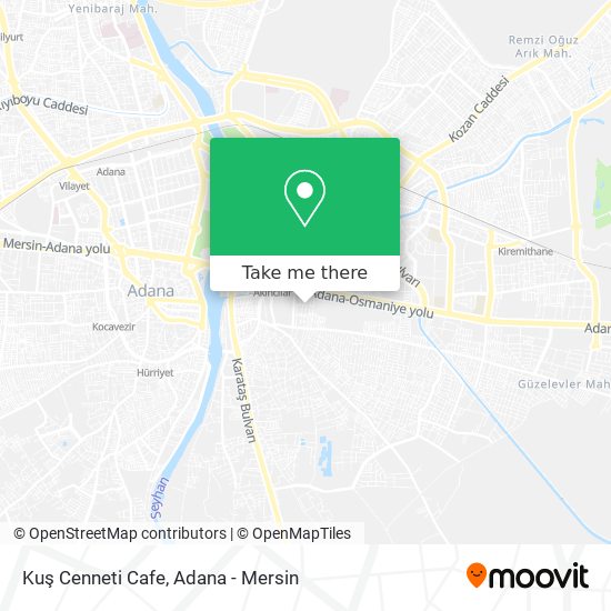 Kuş Cenneti Cafe map