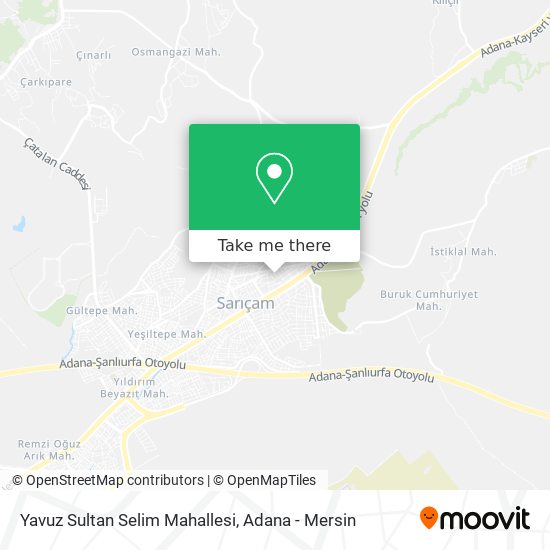 Yavuz Sultan Selim Mahallesi map