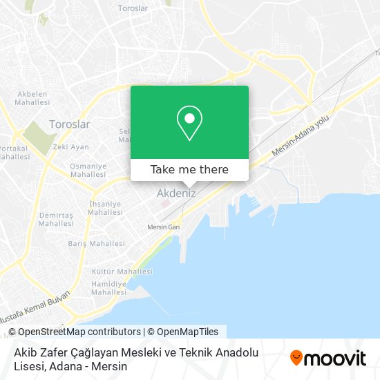 Akib Zafer Çağlayan Mesleki ve Teknik Anadolu Lisesi map