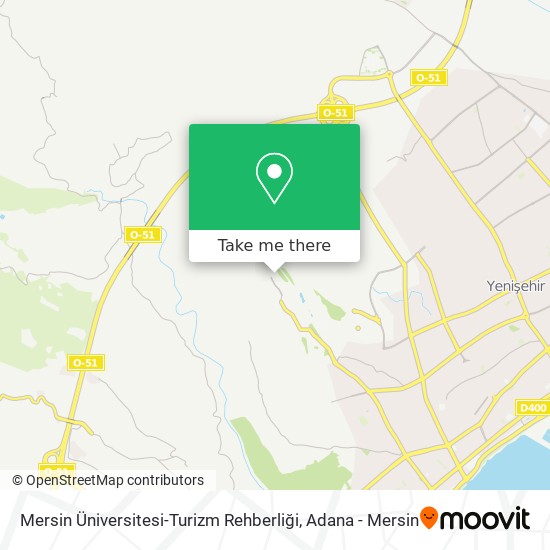 Mersin Üniversitesi-Turizm Rehberliği map