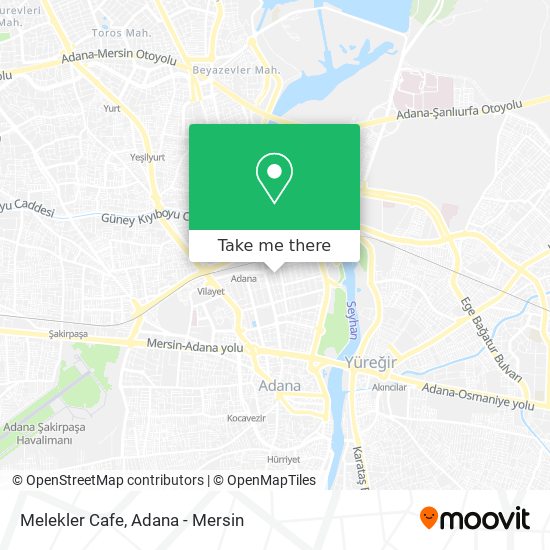Melekler Cafe map