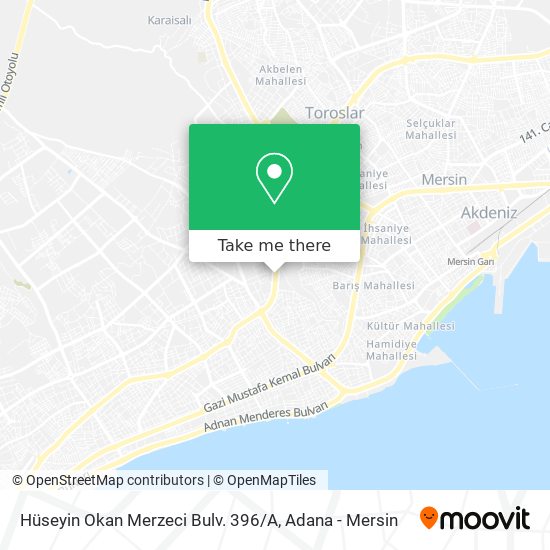 Hüseyin Okan Merzeci Bulv. 396 / A map