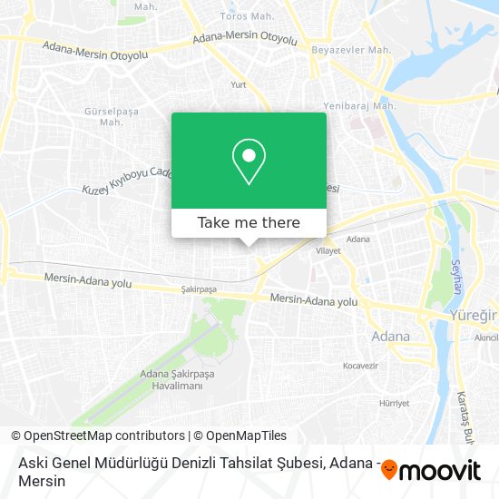 Aski Genel Müdürlüğü Denizli Tahsilat Şubesi map