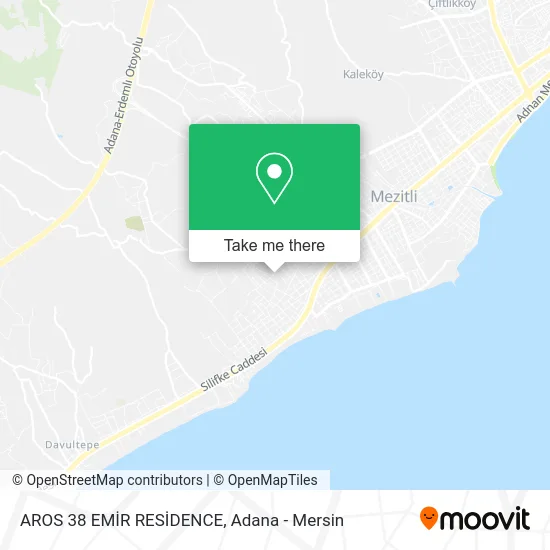 AROS 38 EMİR RESİDENCE map