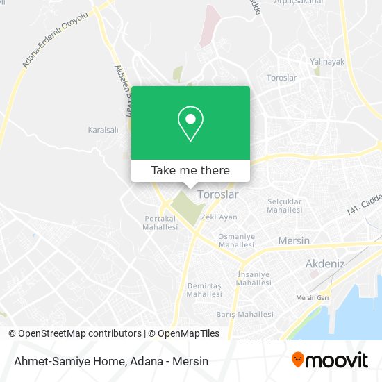 Ahmet-Samiye Home map