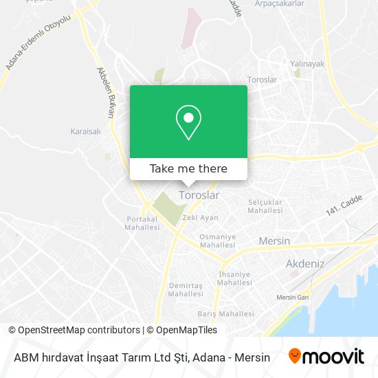 ABM hırdavat İnşaat Tarım Ltd Şti map