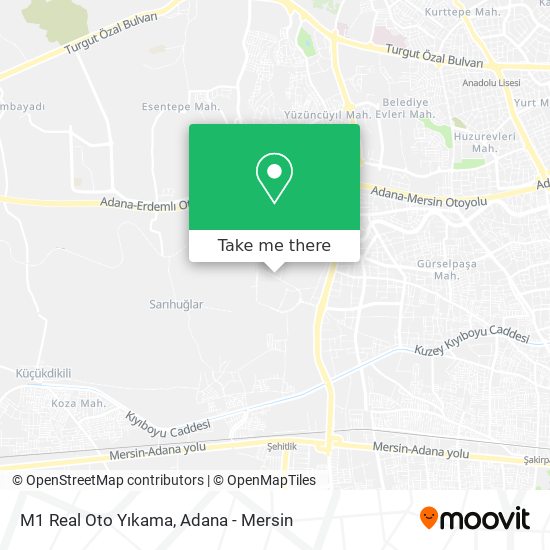 M1 Real Oto Yıkama map