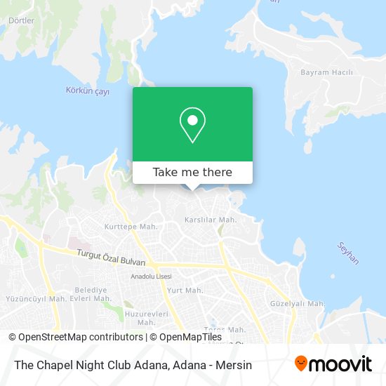 The Chapel Night Club Adana map