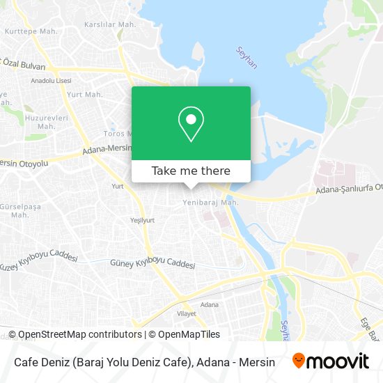 Cafe Deniz (Baraj Yolu Deniz Cafe) map