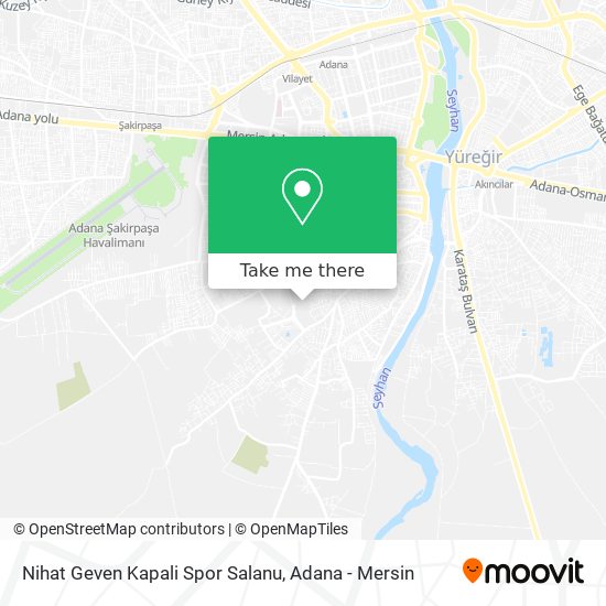 Nihat Geven Kapali Spor Salanu map