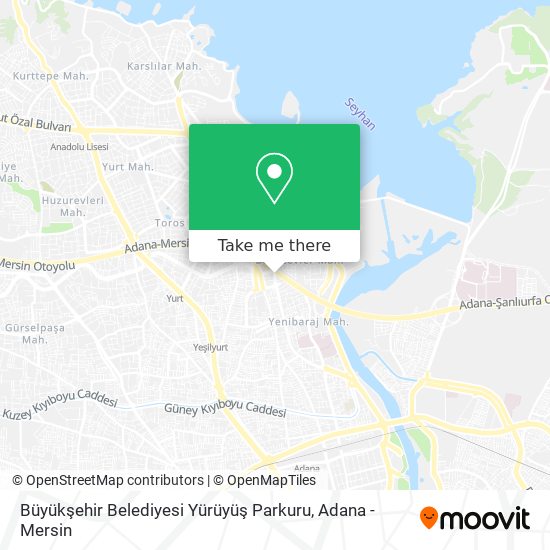 Büyükşehir Belediyesi Yürüyüş Parkuru map