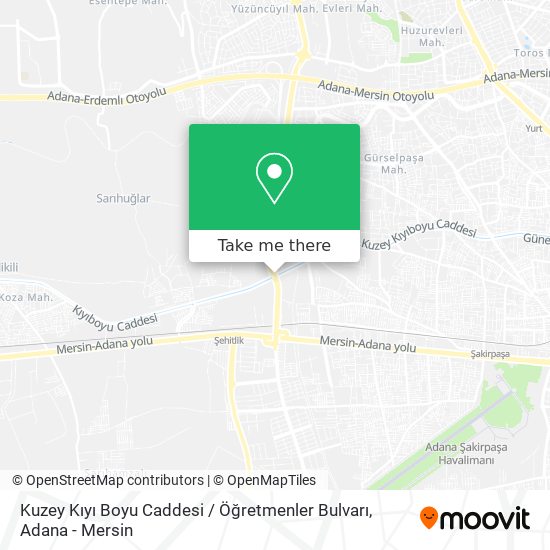 Kuzey Kıyı Boyu Caddesi / Öğretmenler Bulvarı map