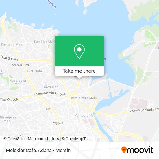 Melekler Cafe map