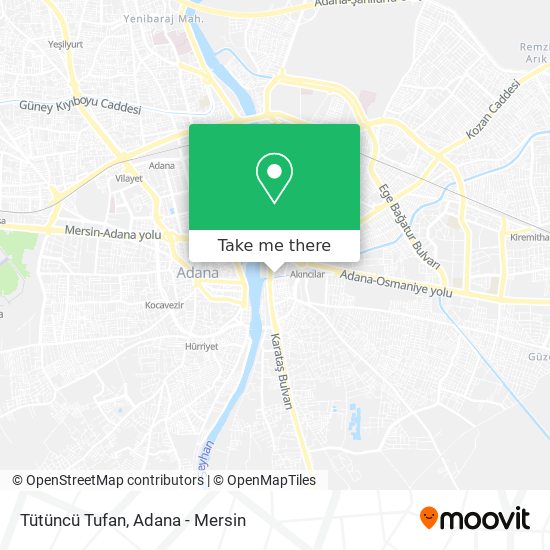 Tütüncü Tufan map
