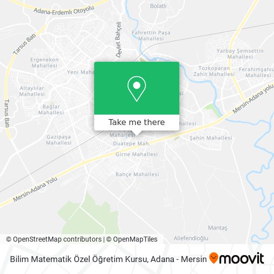 Bilim Matematik Özel Öğretim Kursu map