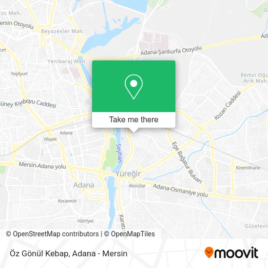 Öz Gönül Kebap map