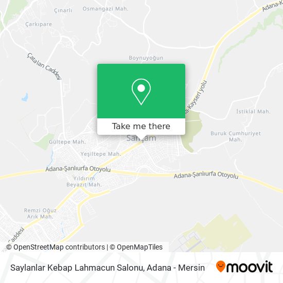 Saylanlar Kebap Lahmacun Salonu map