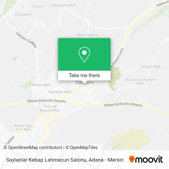 Saylanlar Kebap Lahmacun Salonu map