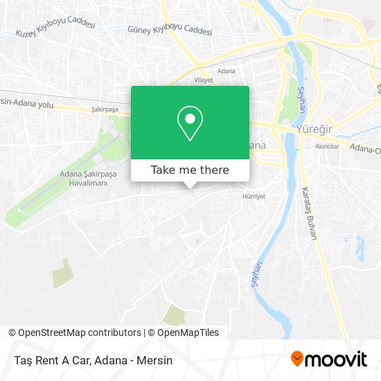 Taş Rent A Car map