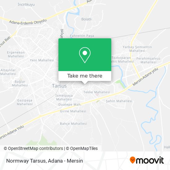 Normway Tarsus map