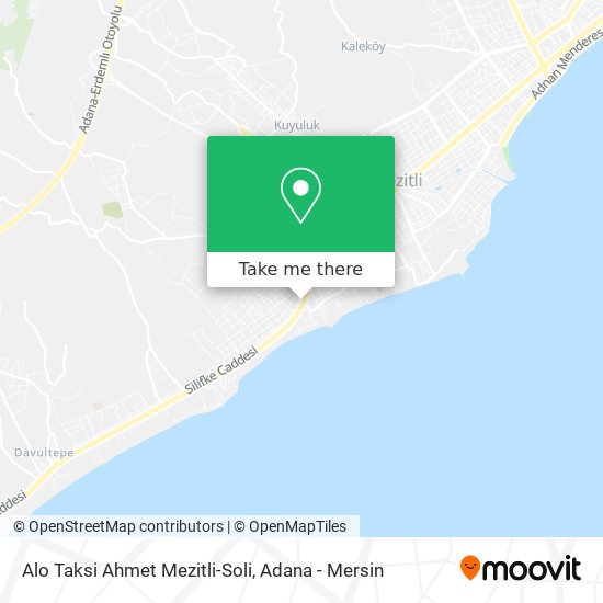 Alo Taksi Ahmet Mezitli-Soli map