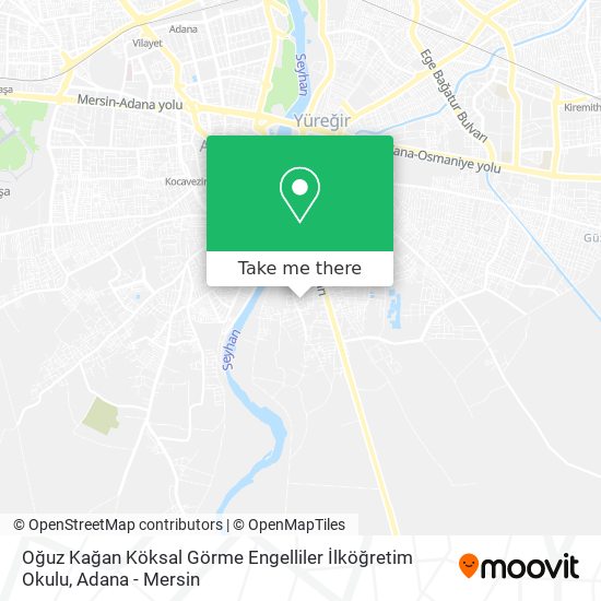 Oğuz Kağan Köksal Görme Engelliler İlköğretim Okulu map