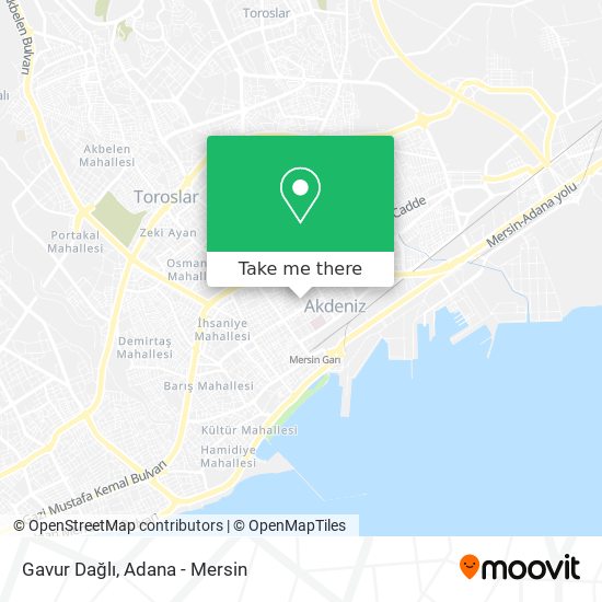 Gavur Dağlı map