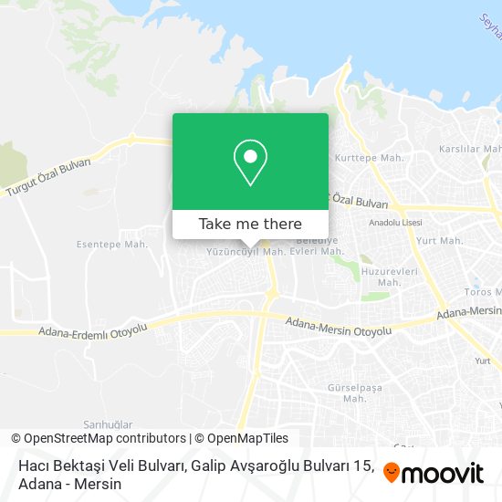 Hacı Bektaşi Veli Bulvarı, Galip Avşaroğlu Bulvarı 15 map