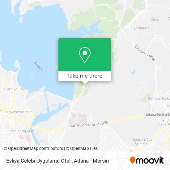 Evliya Celebi Uygulama Oteli map