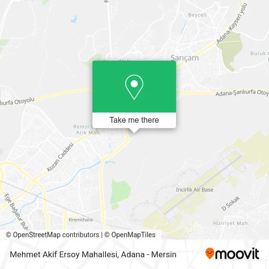 Mehmet Akif Ersoy Mahallesi map