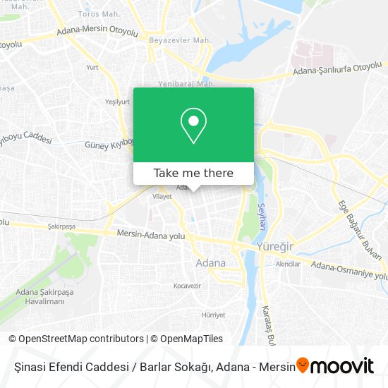 Şinasi Efendi Caddesi / Barlar Sokağı map