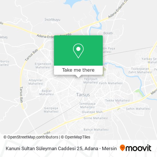 Kanuni Sultan Süleyman Caddesi 25 map