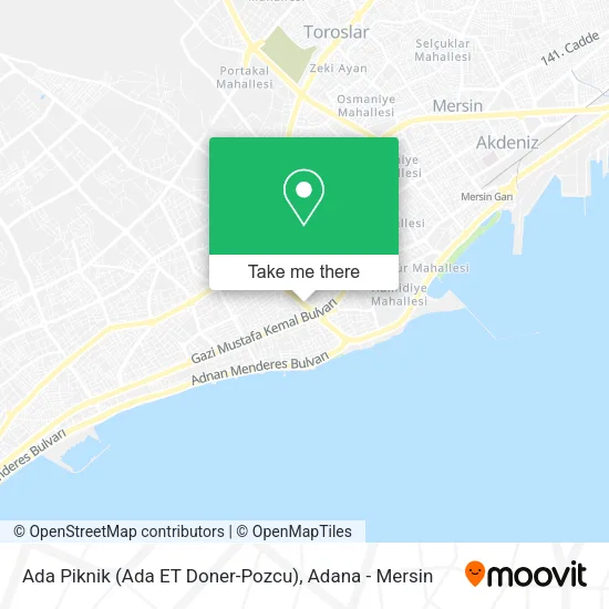 Ada Piknik (Ada ET Doner-Pozcu) map