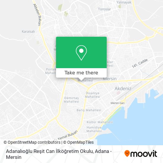 Adanalıoğlu Reşit Can İlköğretim Okulu map