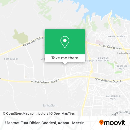 Mehmet Fuat Diblan Caddesi map