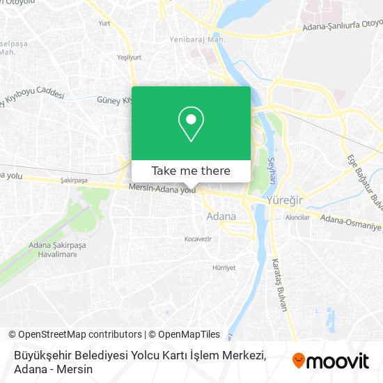 Büyükşehir Belediyesi Yolcu Kartı İşlem Merkezi map