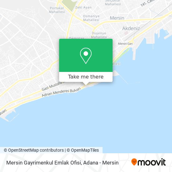 Mersin Gayrimenkul Emlak Ofisi map