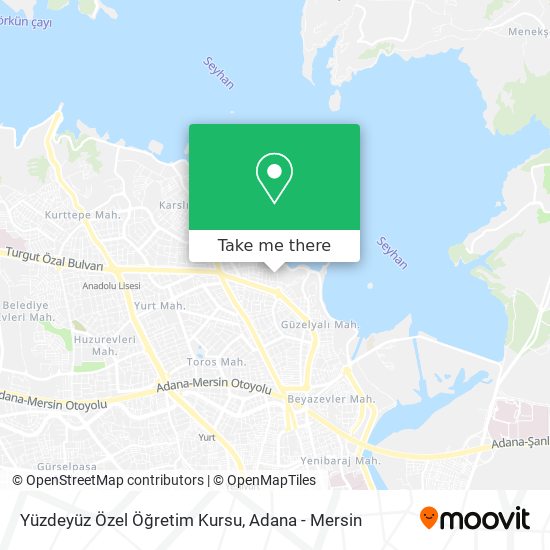 Yüzdeyüz Özel Öğretim Kursu map