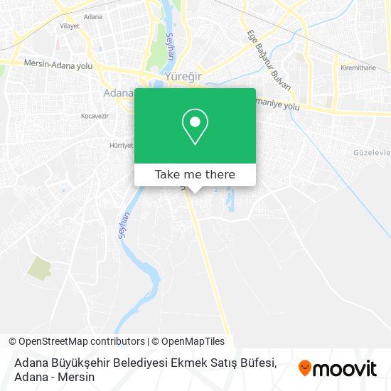 Adana Büyükşehir Belediyesi Ekmek Satış Büfesi map